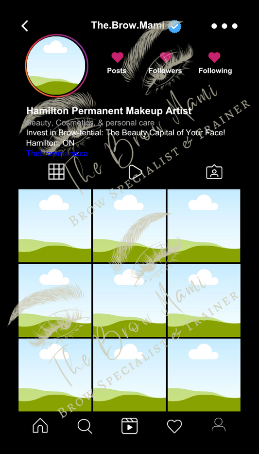 Instagram Inspired Business Cards